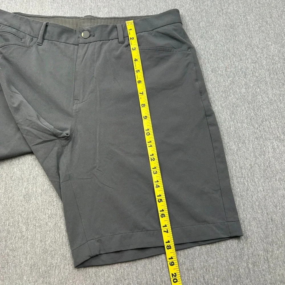 REI Co-op Flat Front Shorts Mens 34 Gray 9